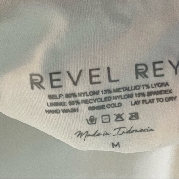 EUC White Revel swimsuit. Sparkly white color. - Picture 3 of 5